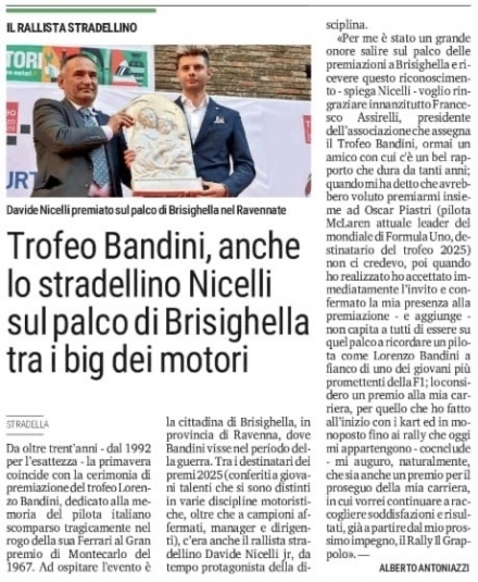 La Provincia Pavese 29/05/2025 - www.DAVIDENICELLI.com